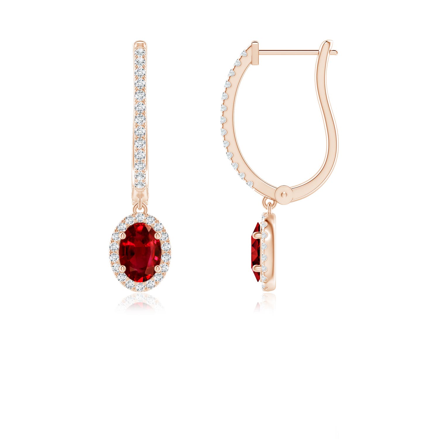 AAAA - Ruby / 1.5 CT / 14 KT Rose Gold