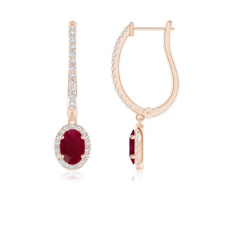 Oval A Ruby