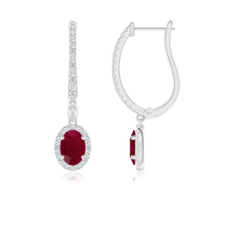 Oval A Ruby