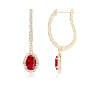Oval AAA Ruby