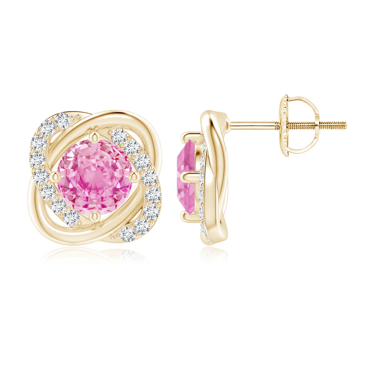 A - Pink Sapphire / 2.32 CT / 14 KT Yellow Gold