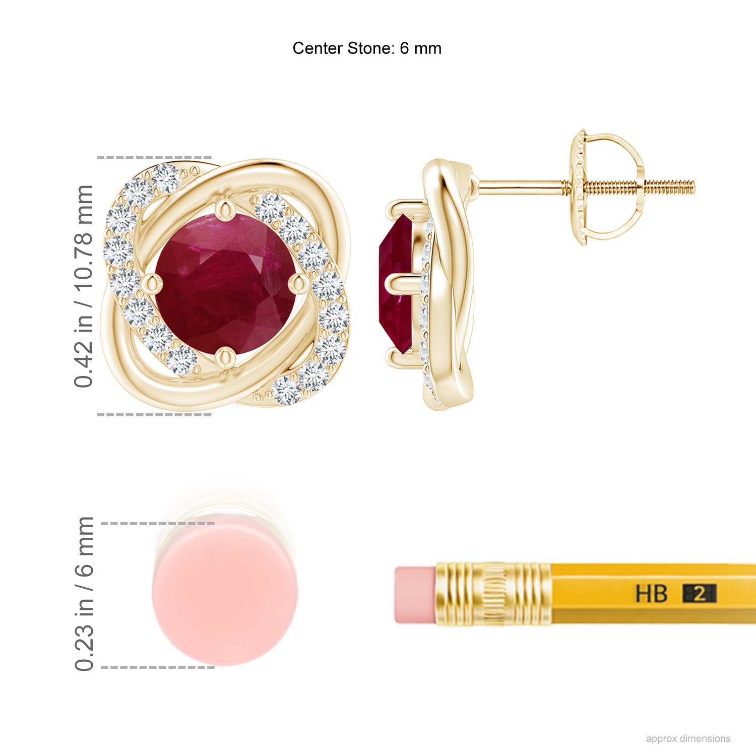 A - Ruby / 2.32 CT / 14 KT Yellow Gold