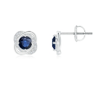 Round AA Blue Sapphire