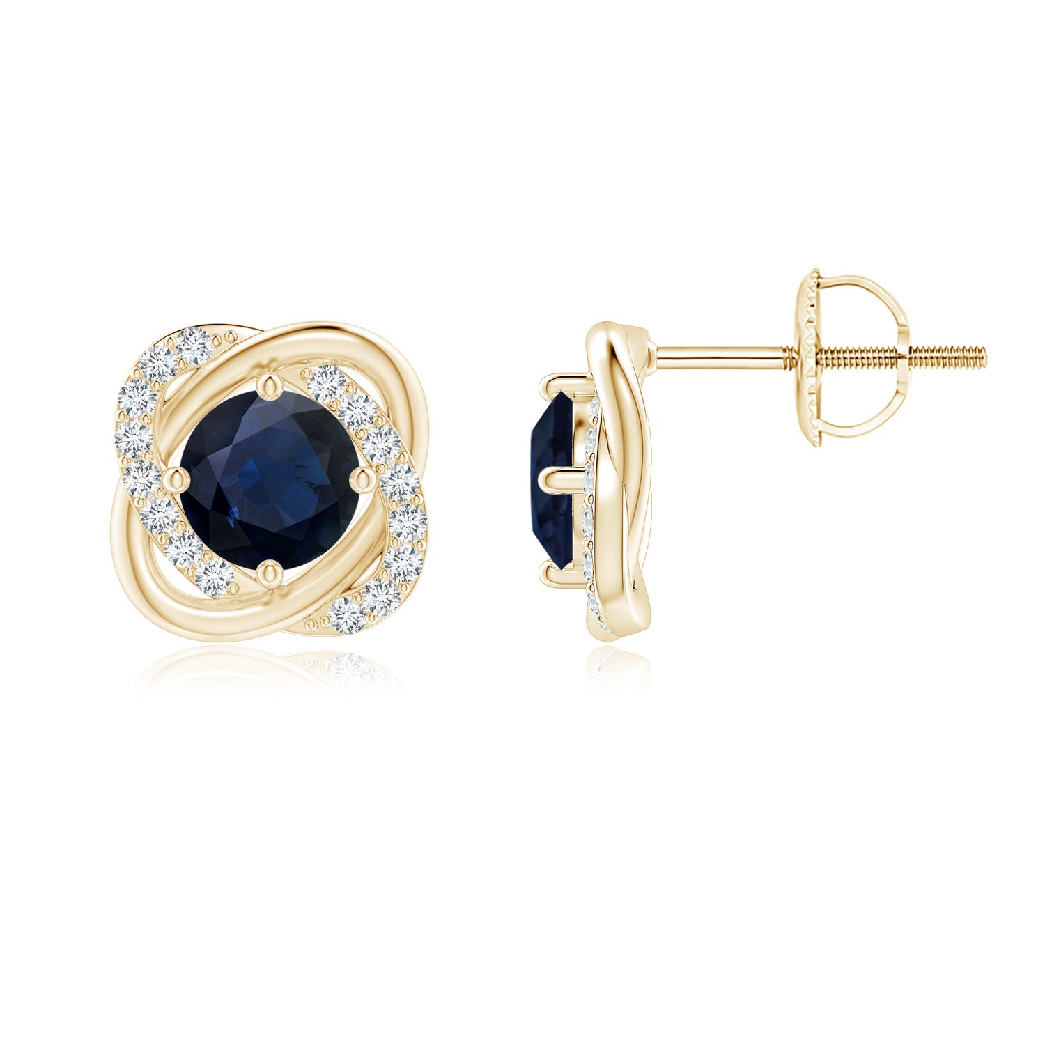 A - Blue Sapphire / 1.39 CT / 14 KT Yellow Gold