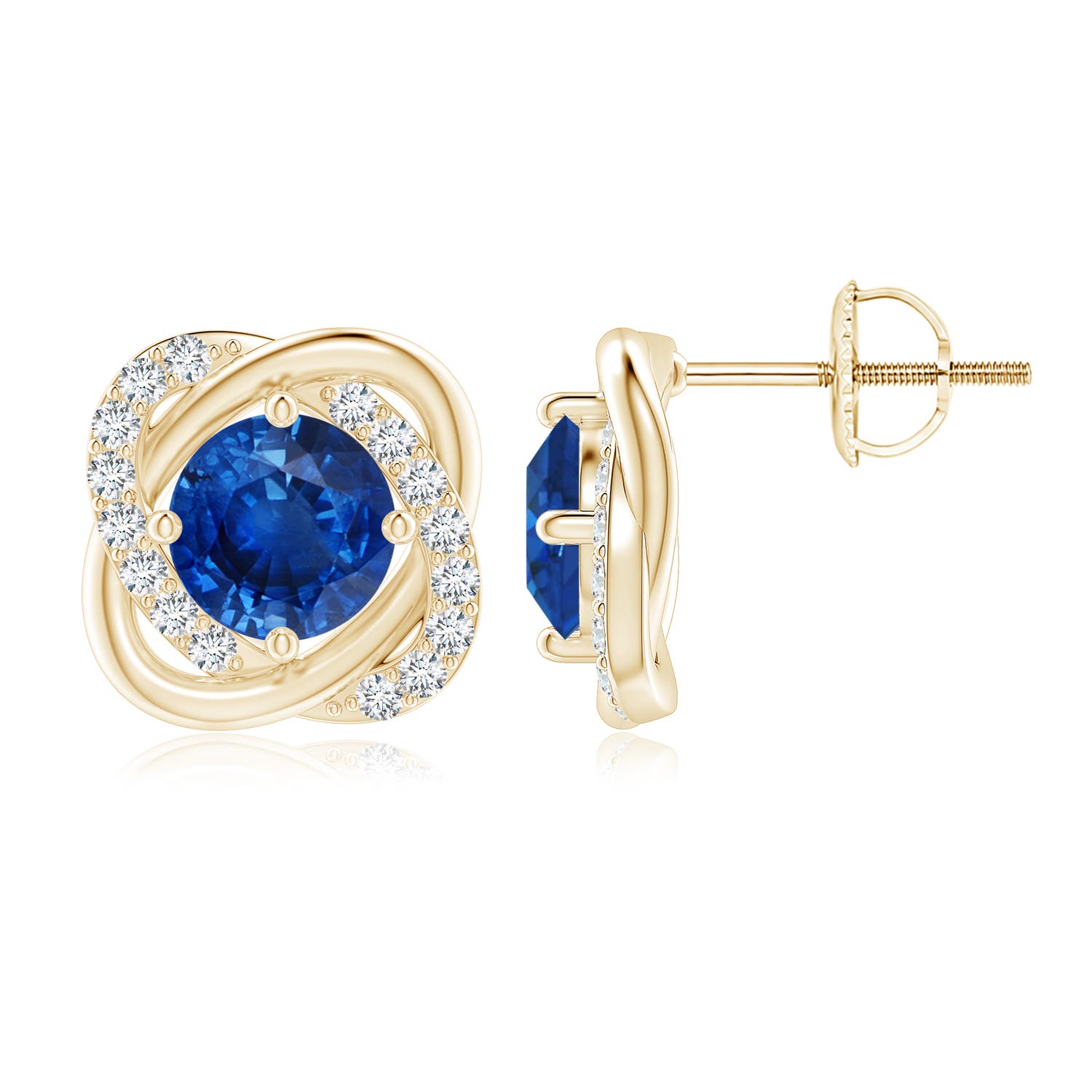 AAA - Blue Sapphire / 2.32 CT / 14 KT Yellow Gold