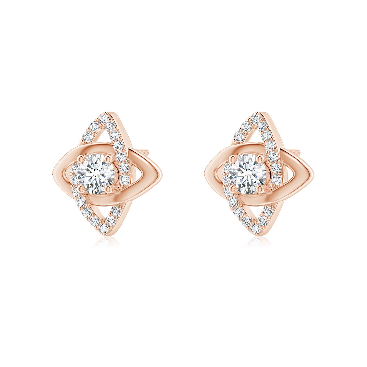 F-G, VS / 0.68 CT / 14 KT Rose Gold