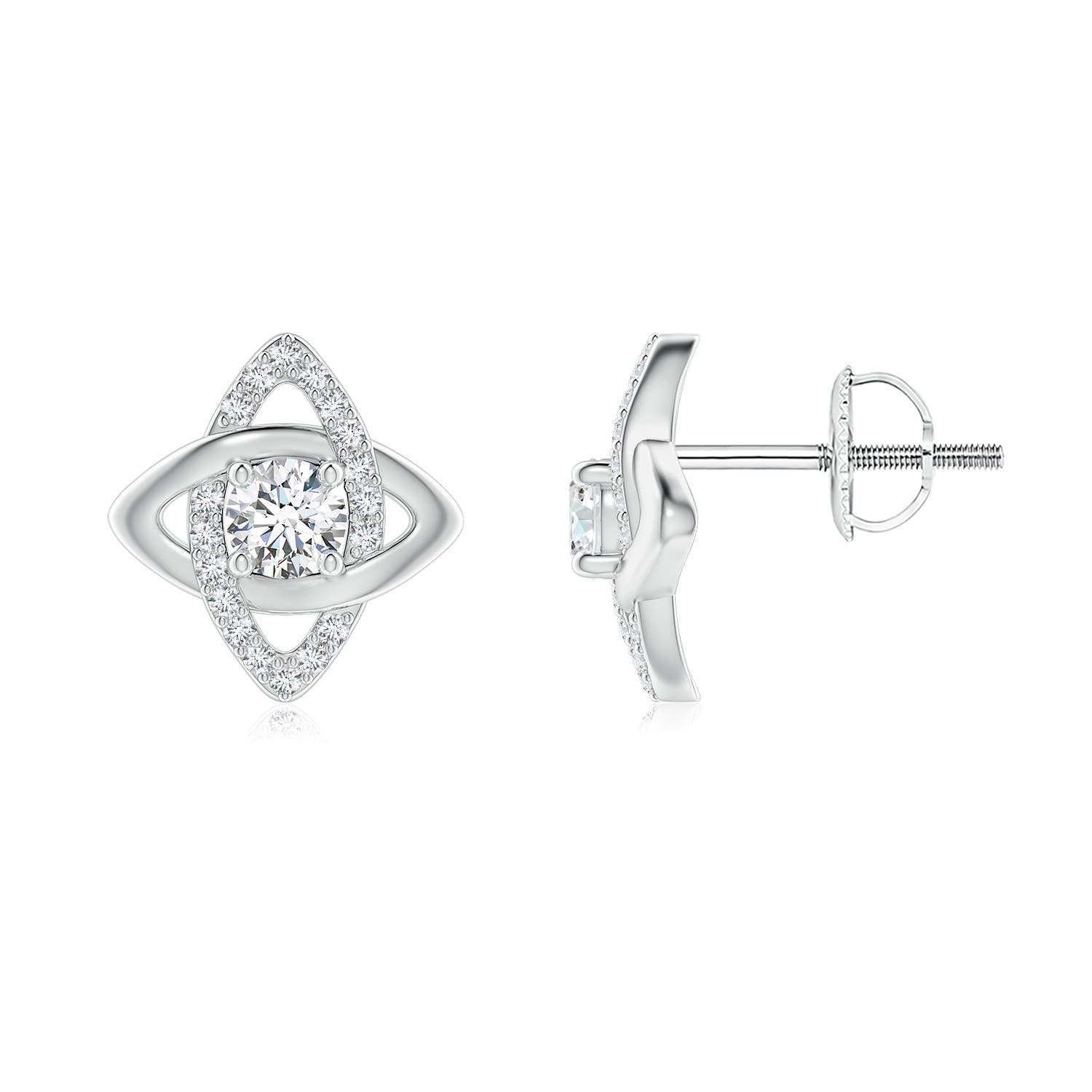 F-G, VS / 0.68 CT / 14 KT White Gold