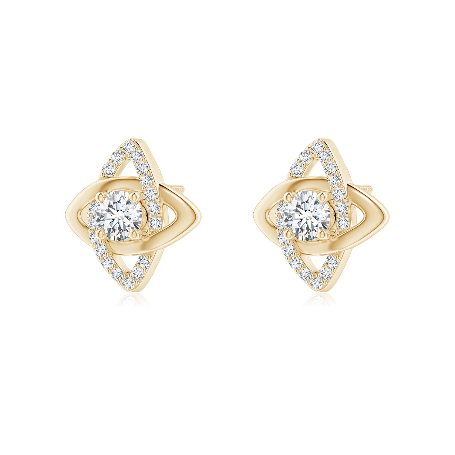 F-G, VS / 0.68 CT / 14 KT Yellow Gold