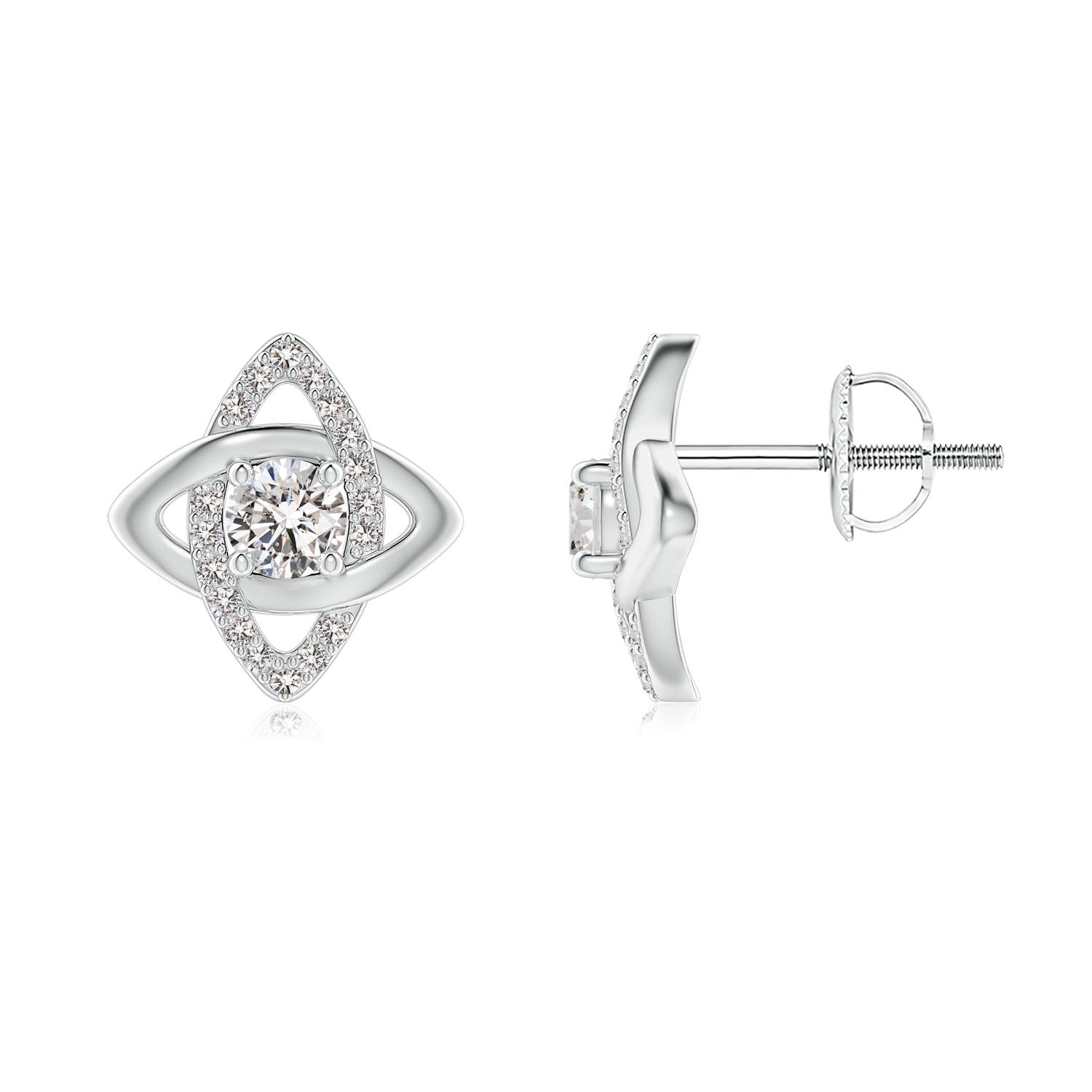 I-J, I1-I2 / 0.68 CT / 14 KT White Gold