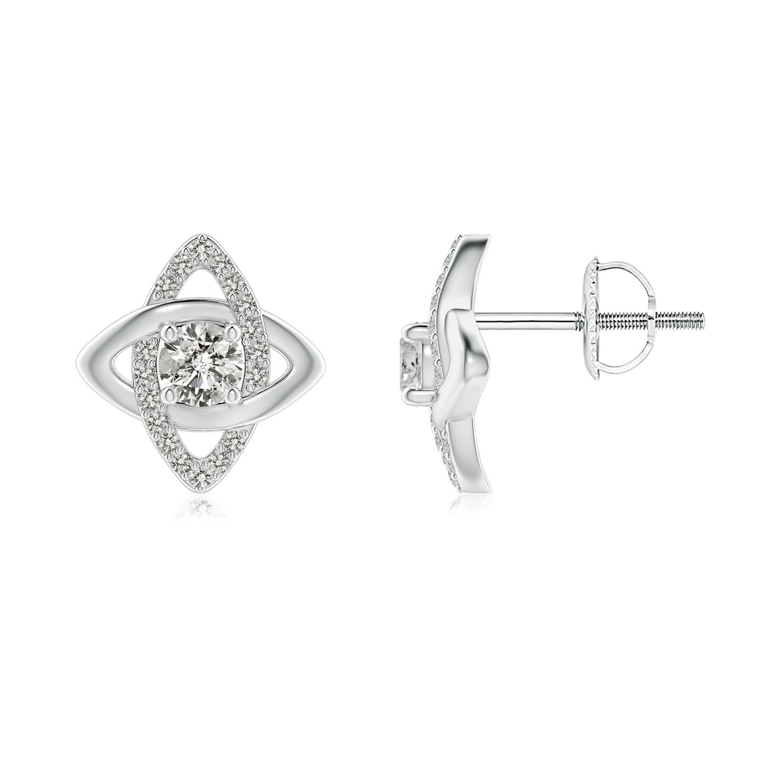 K, I3 / 0.68 CT / 14 KT White Gold