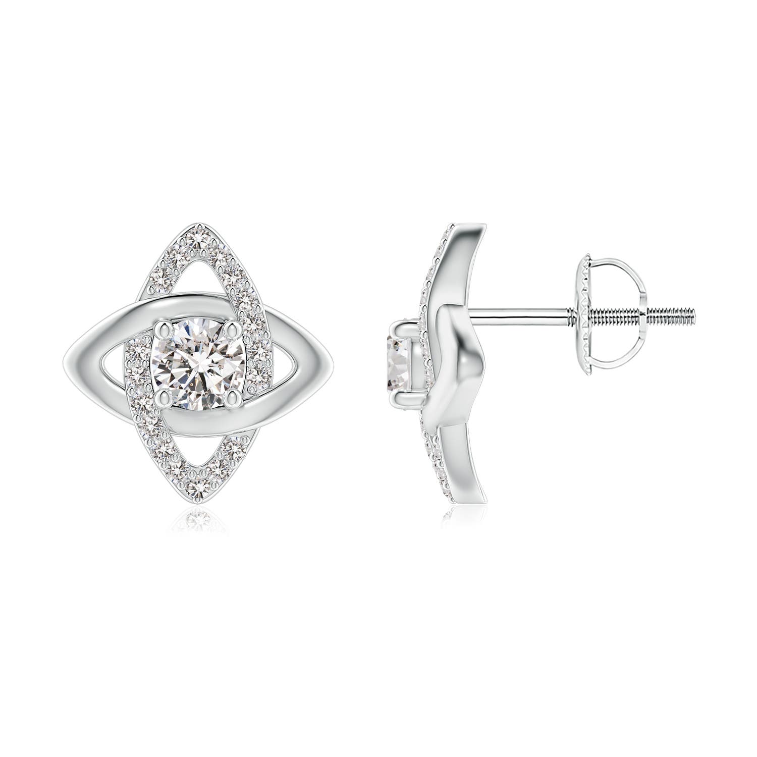 I-J, I1-I2 / 0.87 CT / 14 KT White Gold