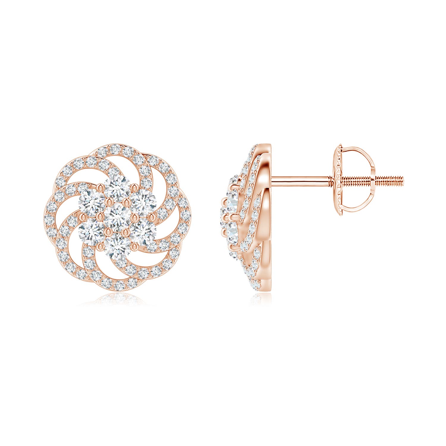 G, VS2 / 1.05 CT / 14 KT Rose Gold