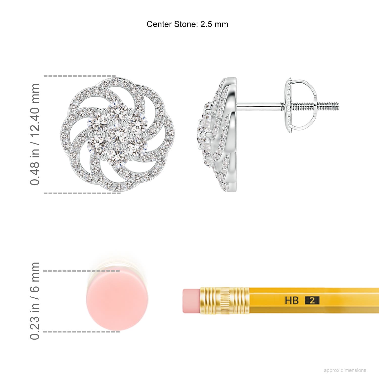 I-J, I1-I2 / 1.05 CT / 14 KT White Gold