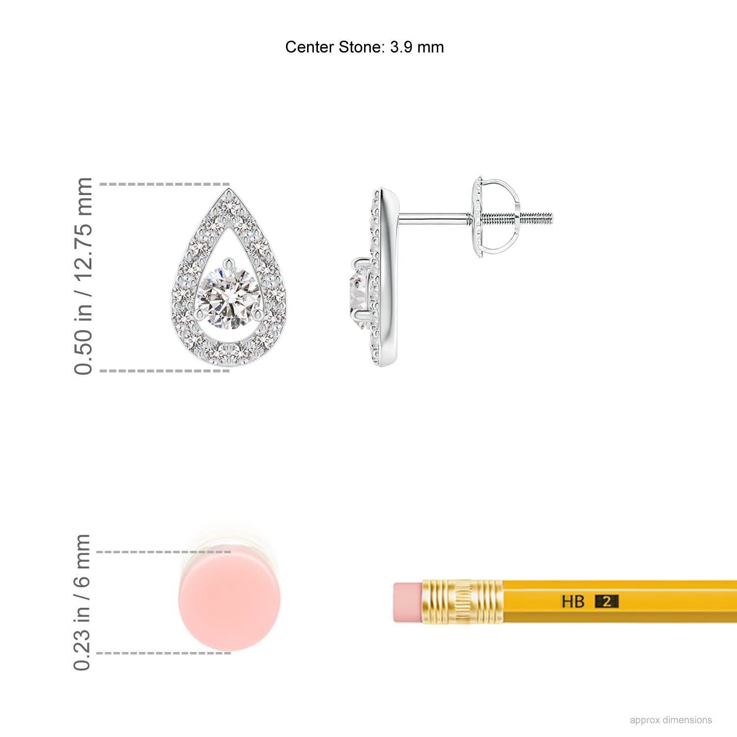 I-J, I1-I2 / 0.86 CT / 14 KT White Gold