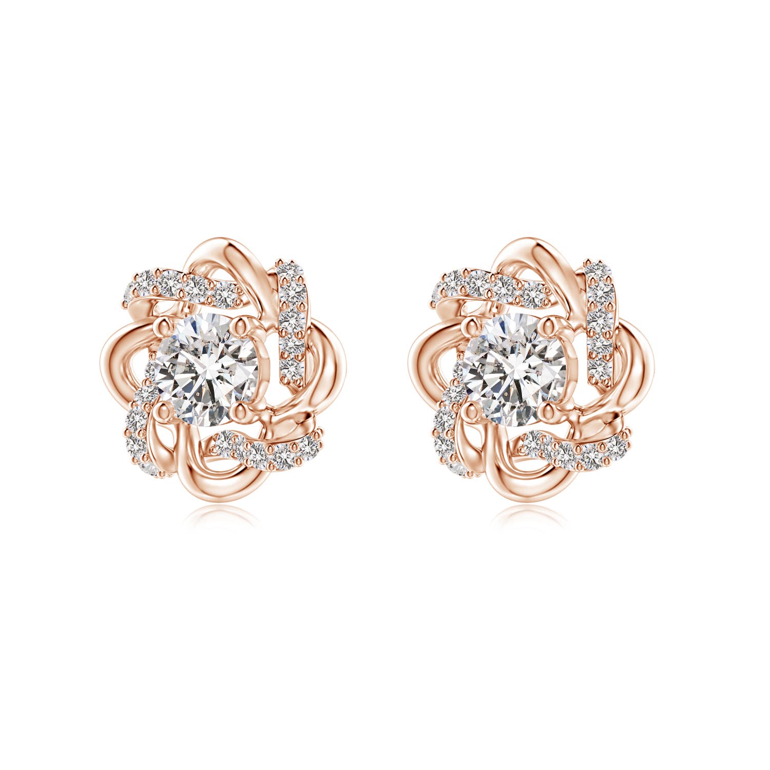 I-J, I1-I2 / 0.8 CT / 14 KT Rose Gold