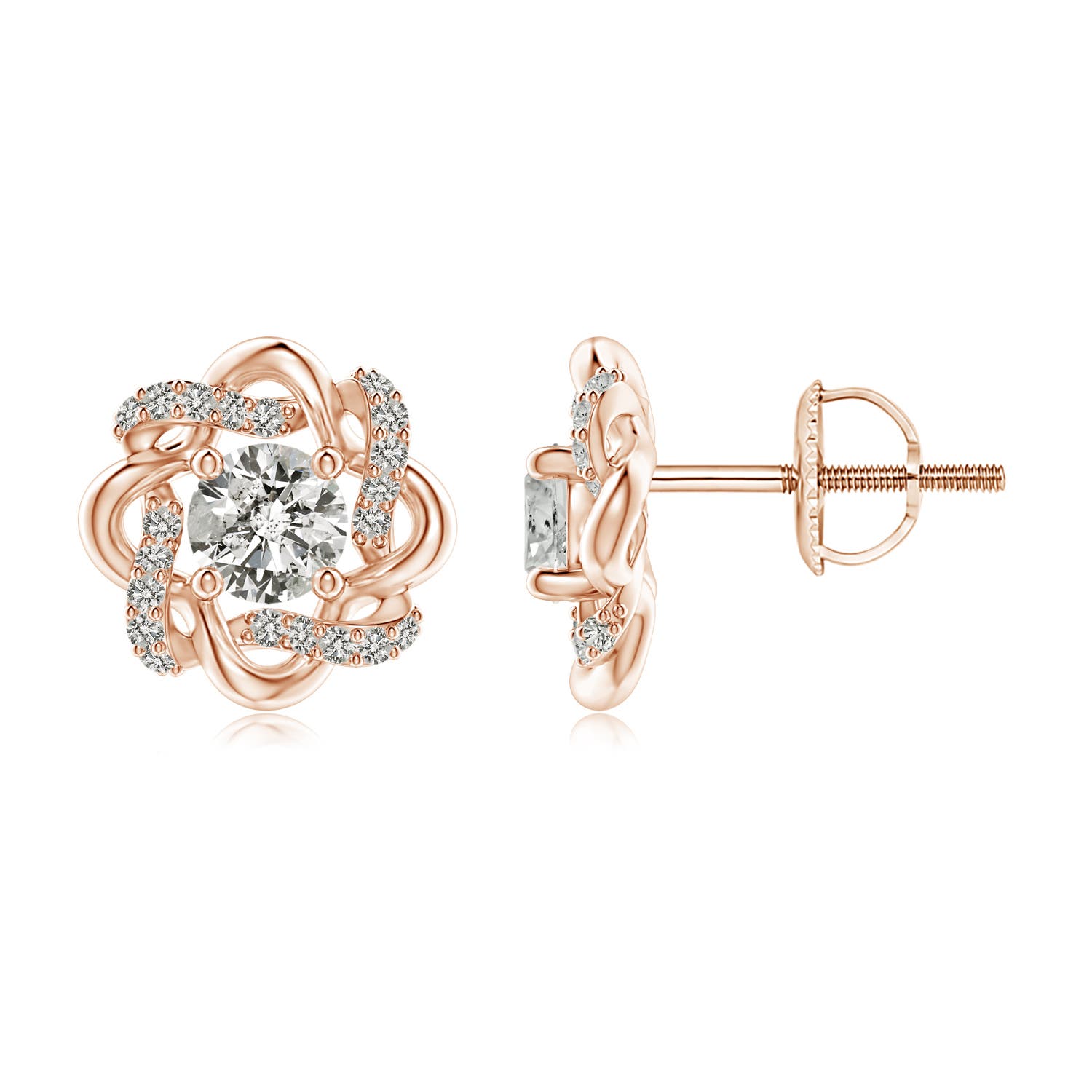 K, I3 / 0.8 CT / 14 KT Rose Gold