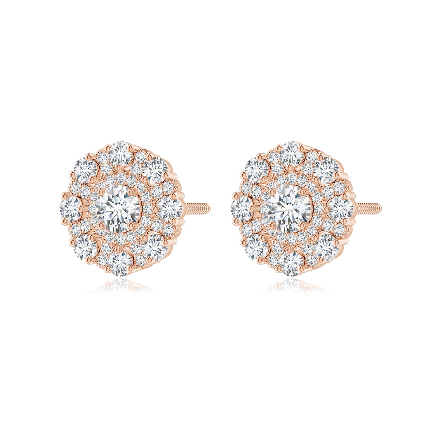 F-G, VS / 1.24 CT / 14 KT Rose Gold