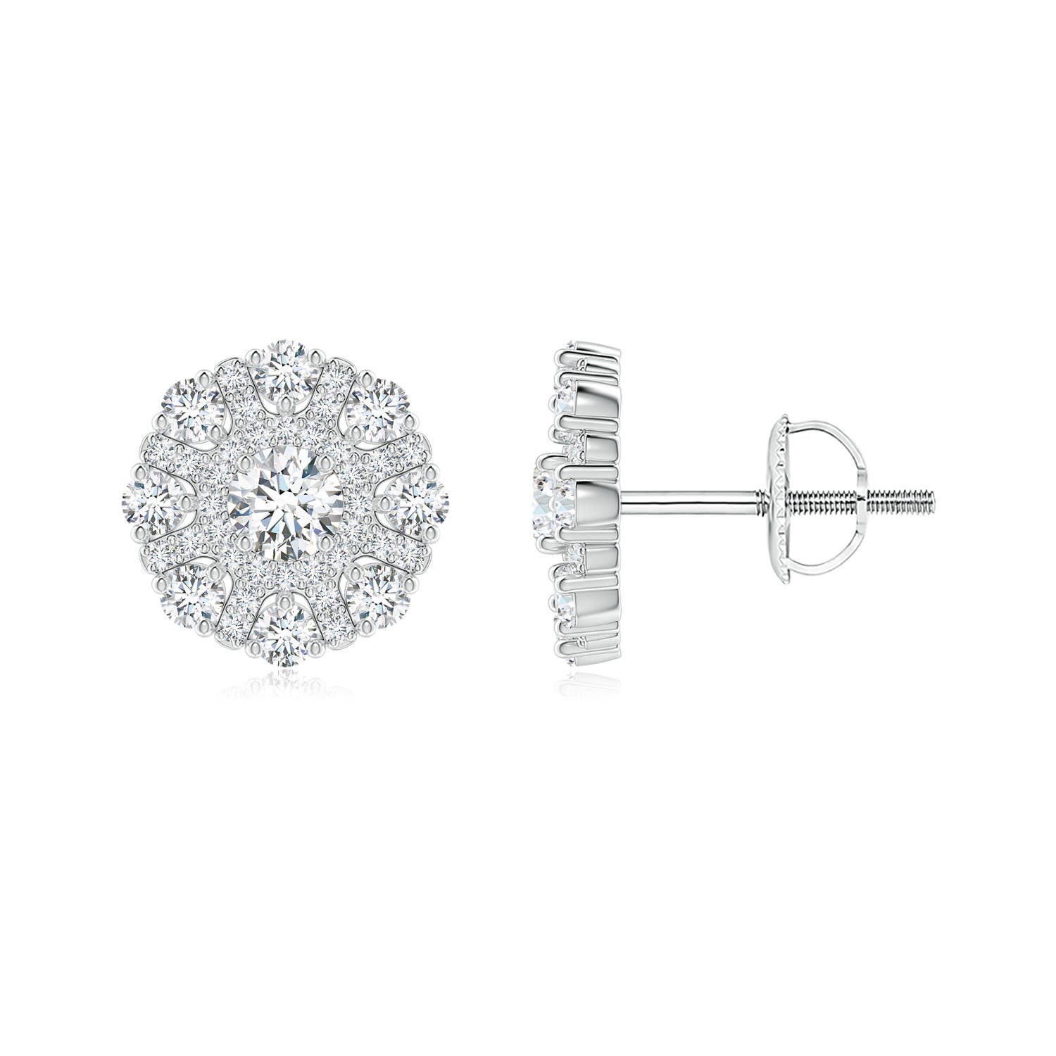 F-G, VS / 1.24 CT / 14 KT White Gold