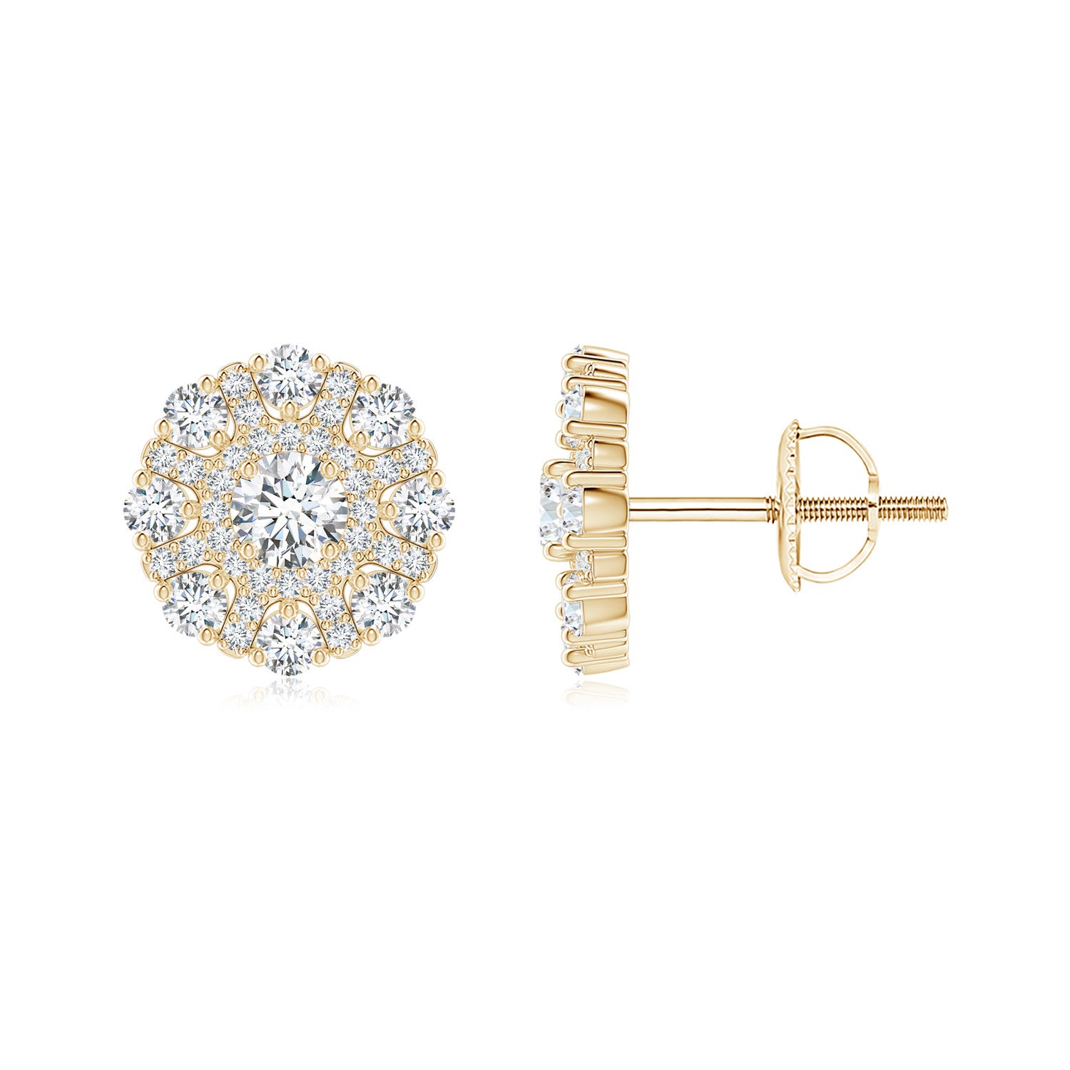 F-G, VS / 1.24 CT / 14 KT Yellow Gold