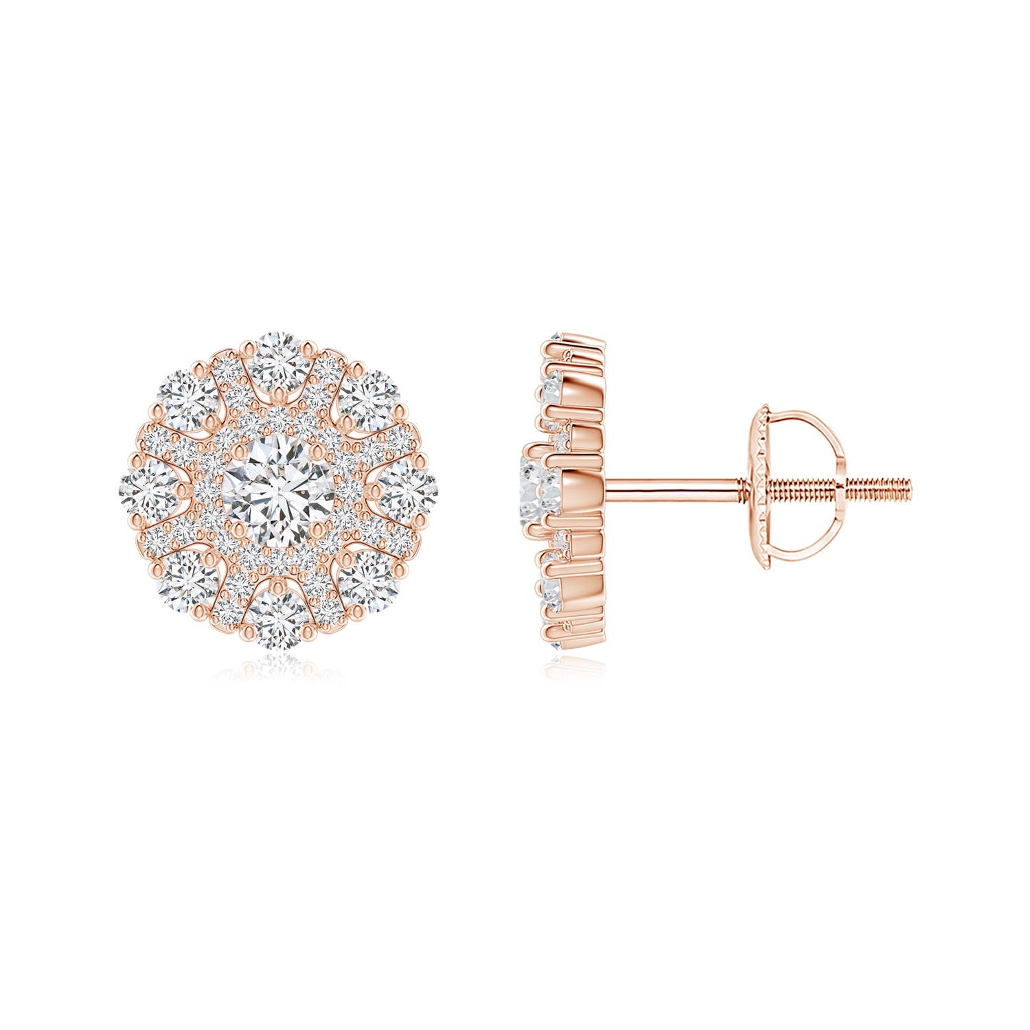 H, SI2 / 1.24 CT / 14 KT Rose Gold