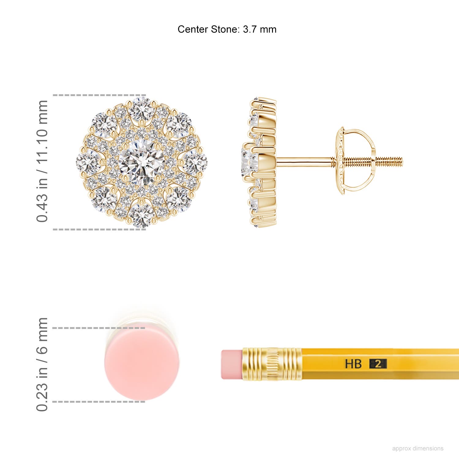 I-J, I1-I2 / 1.24 CT / 14 KT Yellow Gold