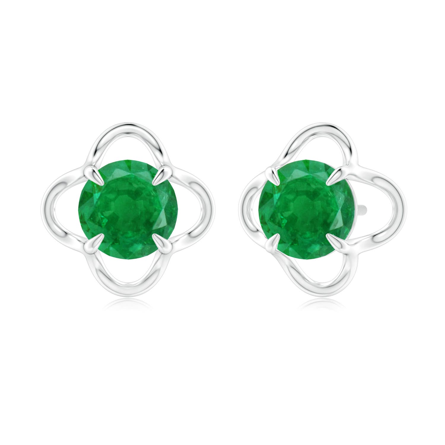 AA - Emerald / 1.5 CT / 14 KT White Gold