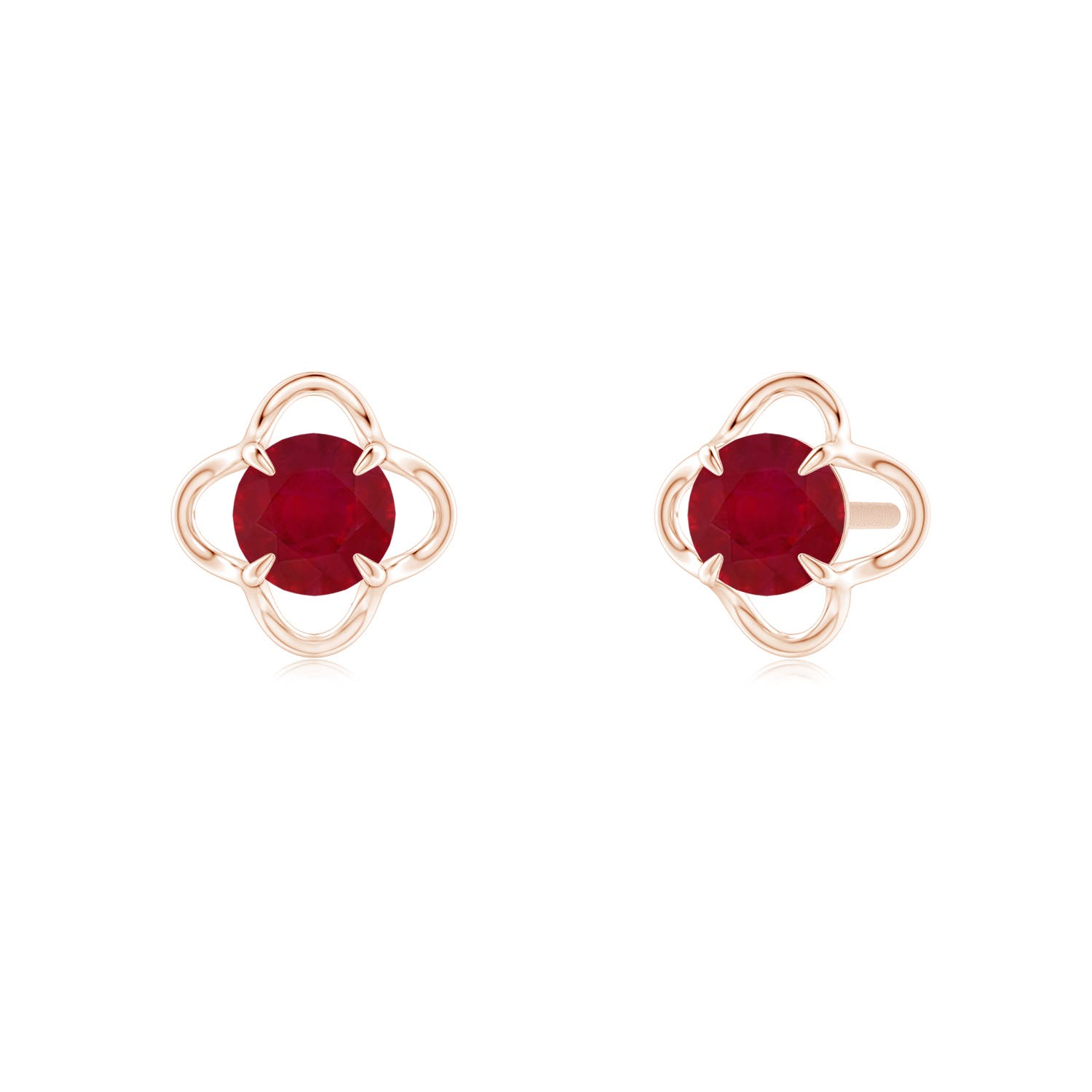 AA - Ruby / 0.68 CT / 14 KT Rose Gold