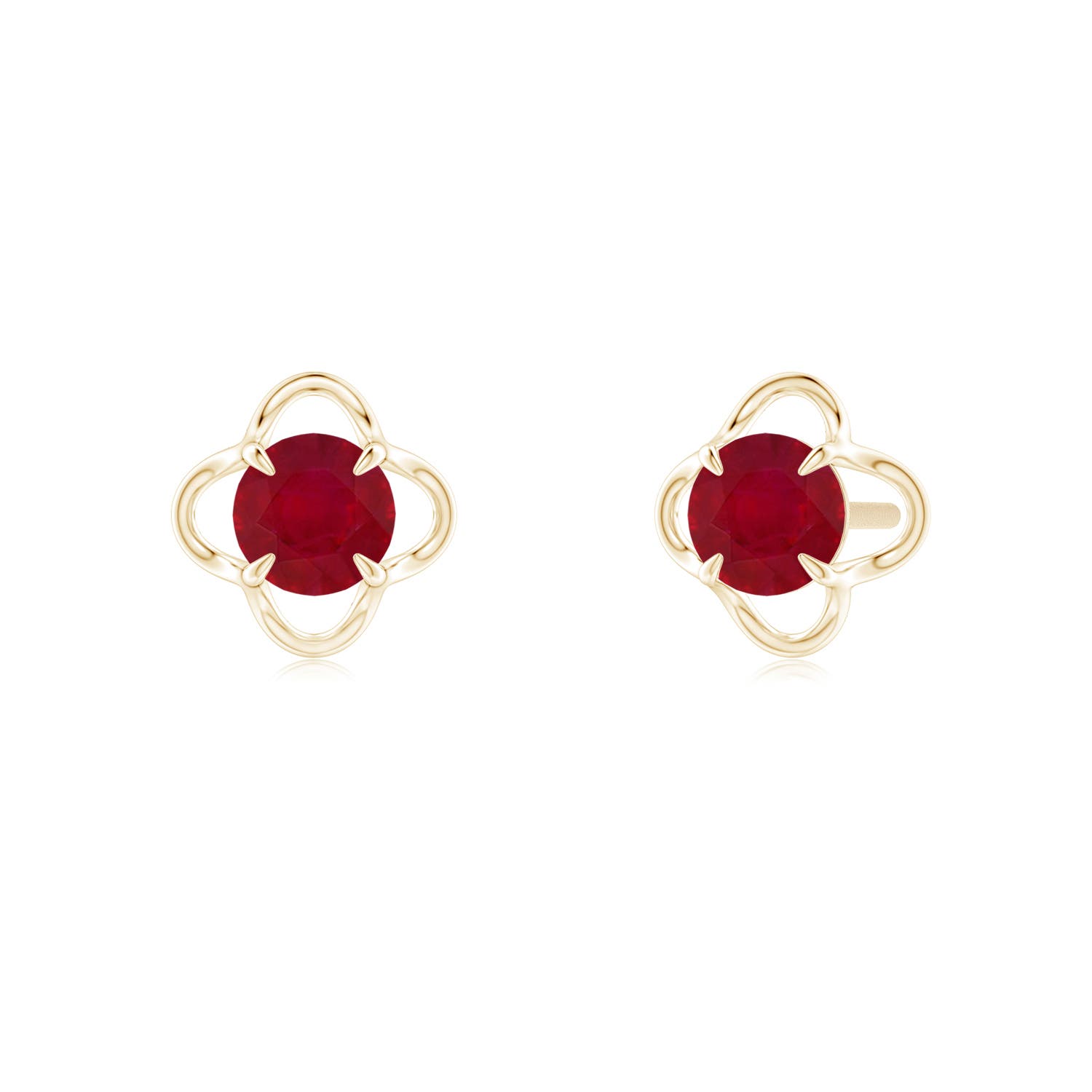 AA - Ruby / 0.68 CT / 14 KT Yellow Gold