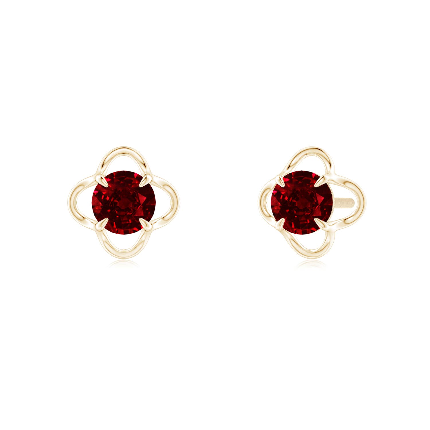 AAAA - Ruby / 0.68 CT / 14 KT Yellow Gold