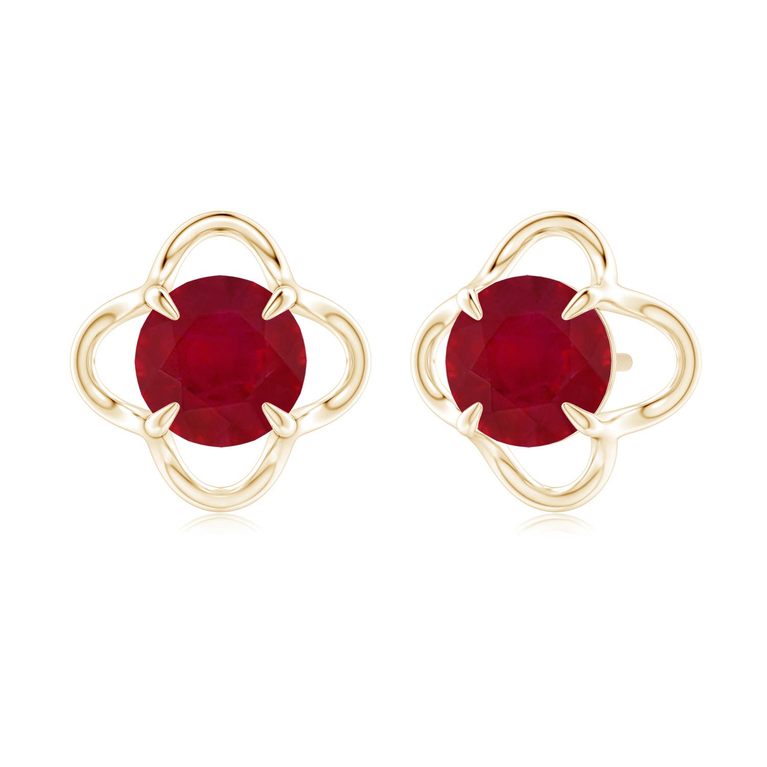 AA - Ruby / 2 CT / 14 KT Yellow Gold