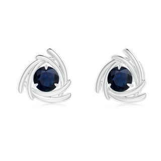 Round A Blue Sapphire
