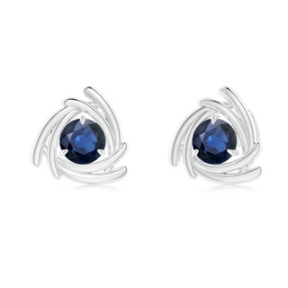 Round AA Blue Sapphire