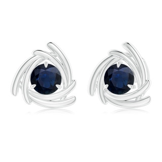Round A Blue Sapphire