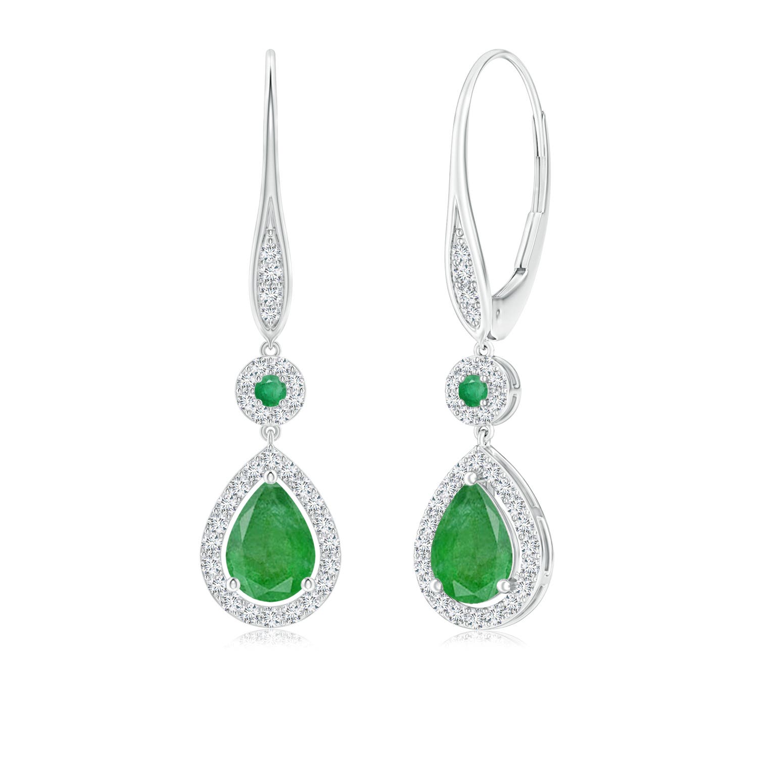 A - Emerald / 1.65 CT / 14 KT White Gold