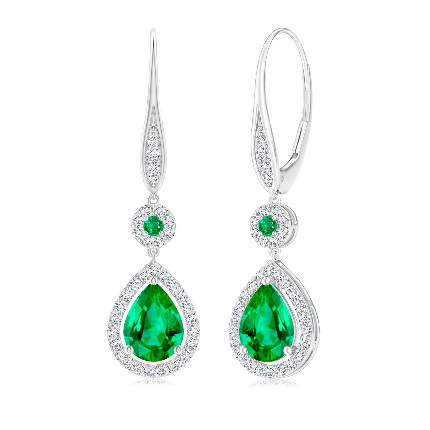 AAA - Emerald / 2.54 CT / 14 KT White Gold