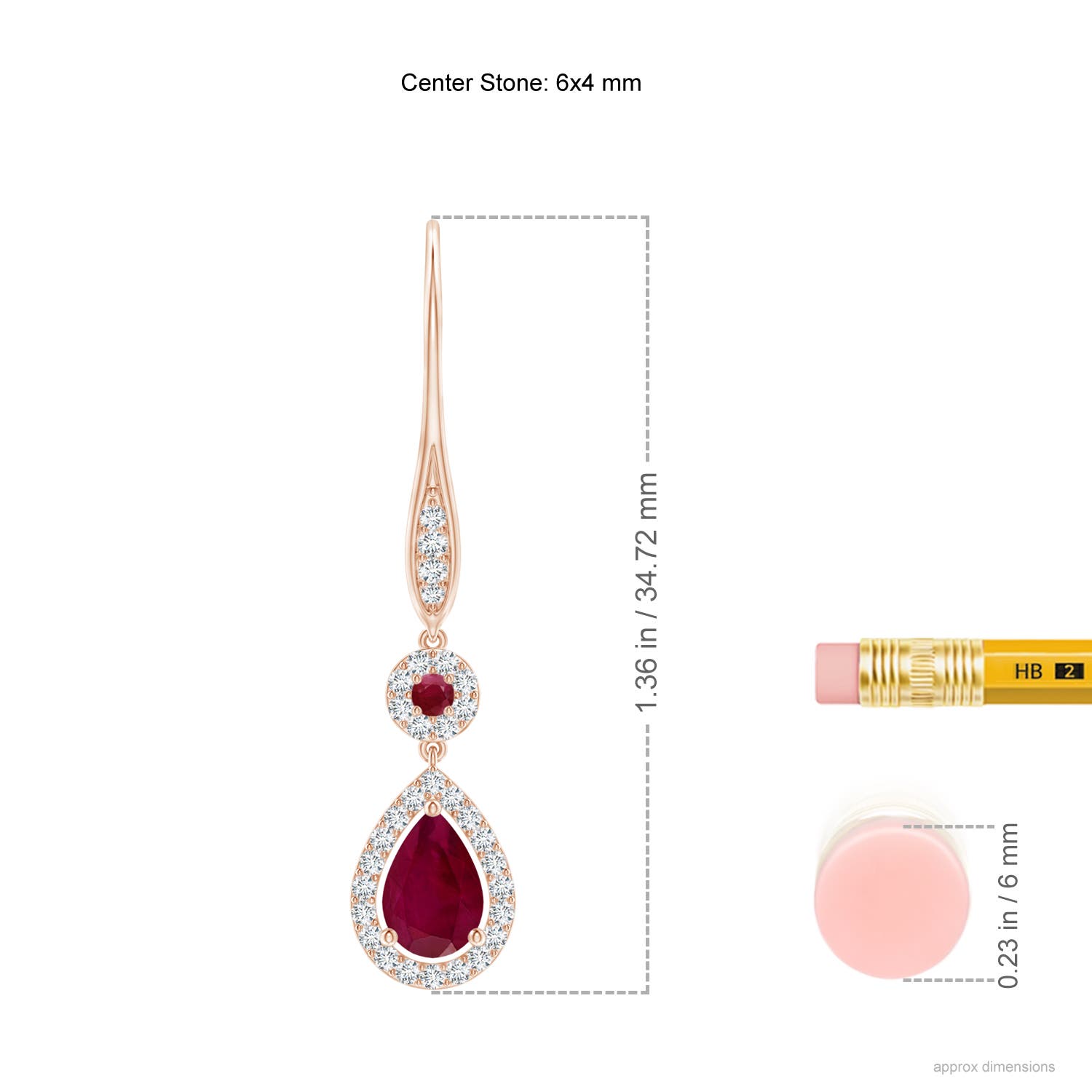 A - Ruby / 1.19 CT / 14 KT Rose Gold