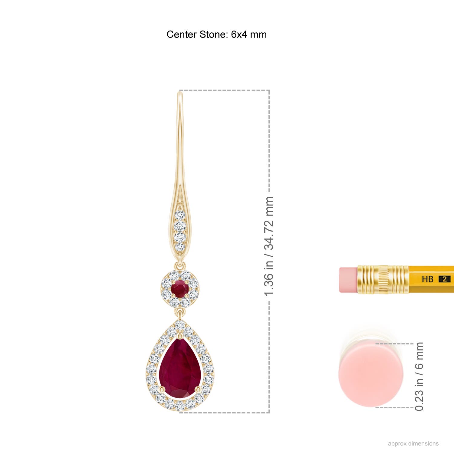 A - Ruby / 1.19 CT / 14 KT Yellow Gold