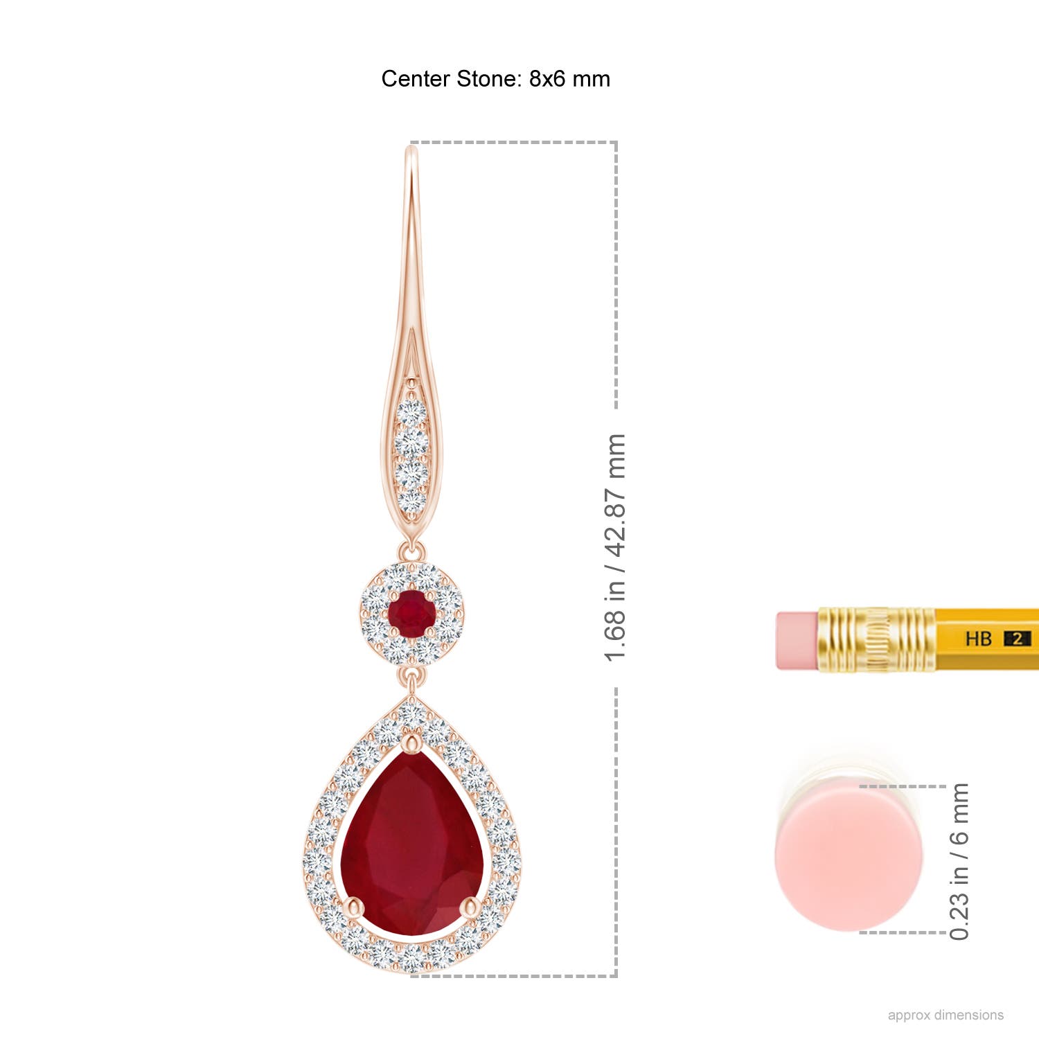 AA - Ruby / 2.95 CT / 14 KT Rose Gold