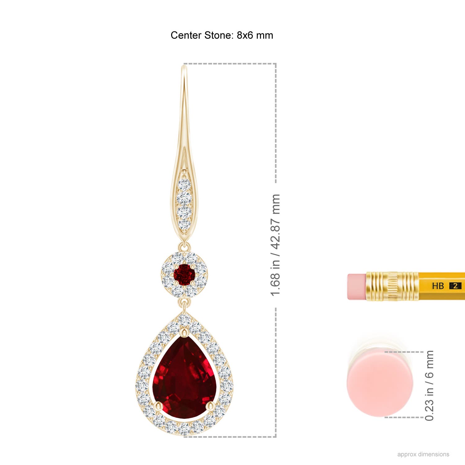 AAAA - Ruby / 2.95 CT / 14 KT Yellow Gold