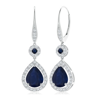 Pear A Blue Sapphire