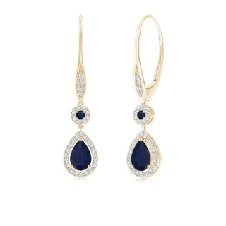 Pear A Blue Sapphire