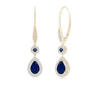 Pear AA Blue Sapphire