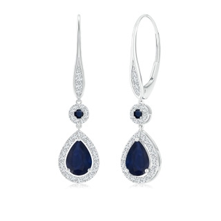 Pear A Blue Sapphire