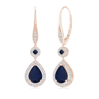 Pear A Blue Sapphire
