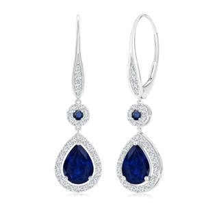 Pear AA Blue Sapphire