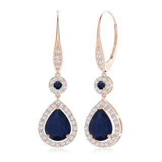 Pear A Blue Sapphire