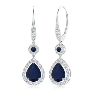 Pear A Blue Sapphire