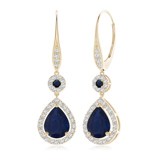 Pear A Blue Sapphire