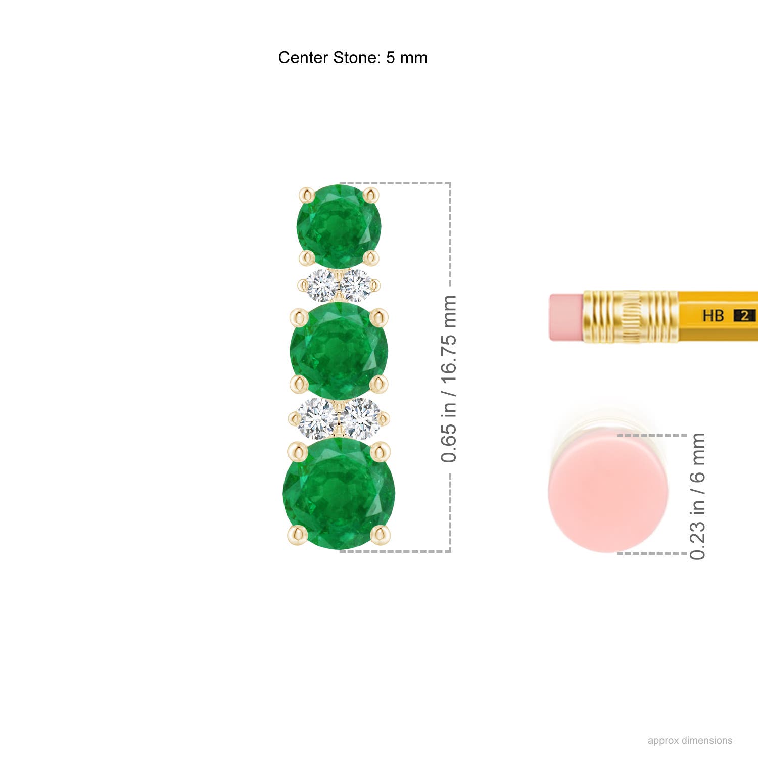 AA - Emerald / 2.21 CT / 14 KT Yellow Gold