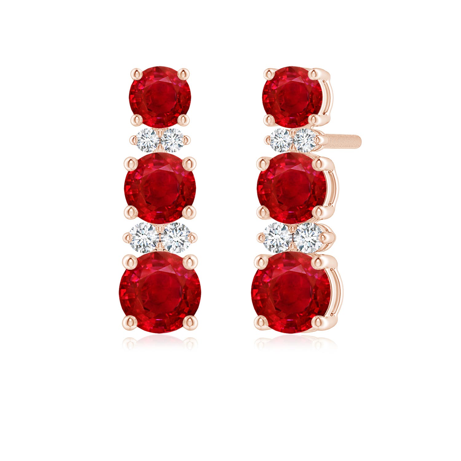 AAA - Ruby / 1.51 CT / 14 KT Rose Gold